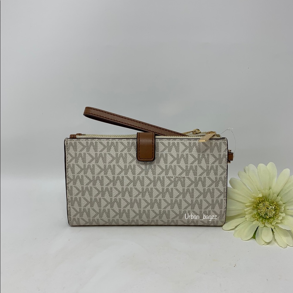 Michael Kors Large Double Zip Wristlet Wallet - Picture 5 of 10